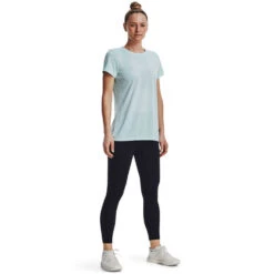 Under Armour Womens UA Tech Solid Logo Tee -Under Armour Shop Rebel 63256201 01 mint hi res
