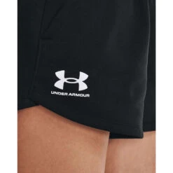 Under Armour Womens UA Rival Fleece Shorts -Under Armour Shop Rebel 63256301 02 black hi res