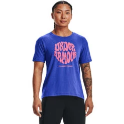 Under Armour Womens UA Groovy Wordmark Tee