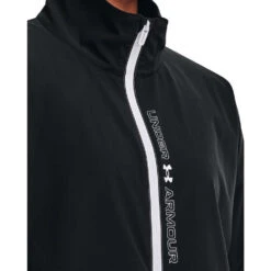 Under Armour Womens Woven Full Zip Oversized Jacket -Under Armour Shop Rebel 63256501 02 black hi res