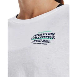 Under Armour Womens Boost Your Mood Tee -Under Armour Shop Rebel 63258601 02 white hi res