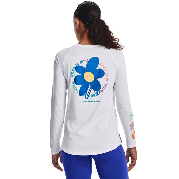 Under Armour Womens UA Gradient Bloom Long Sleeve Tee 2 Under Armour Womens UA Gradient Bloom Long Sleeve Tee - Image 2