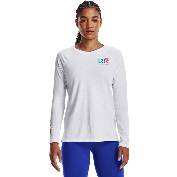 Under Armour Womens UA Gradient Bloom Long Sleeve Tee 1 Under Armour Womens UA Gradient Bloom Long Sleeve Tee