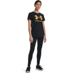 Under Armour Womens Graphic Sportstyle Classic Tee -Under Armour Shop Rebel 63259801 01 black hi res