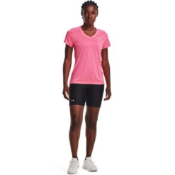 Under Armour Womens Tech Twist Tee -Under Armour Shop Rebel 63261501 01 pink hi res