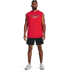 Under Armour Mens Rival Fleece Sport Sleeveless Hoodie 7 Under Armour Mens Rival Fleece Sport Sleeveless Hoodie -Under Armour Shop Rebel 63321301 02 red hi res