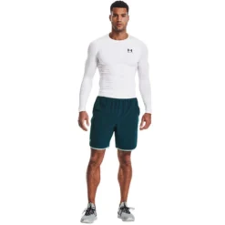 Under Armour Mens HeatGear Armour Compression Top -Under Armour Shop Rebel 63322301 02 white hi res