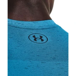 Under Armour Mens Seamless Tee Blue S -Under Armour Shop Rebel 63322701 02 blue hi res