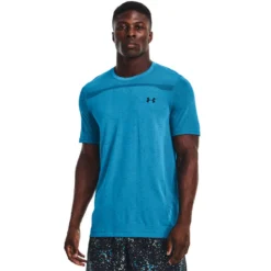 Under Armour Mens Seamless Tee Blue S