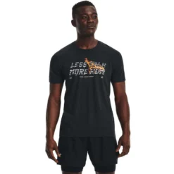 Under Armour Mens Less Talk More Run Tee