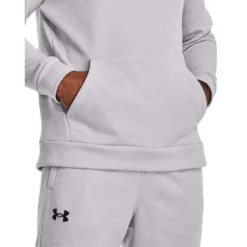 Under Armour Mens Armour Fleece Twist Hoodie -Under Armour Shop Rebel 63325901 01 grey hi res