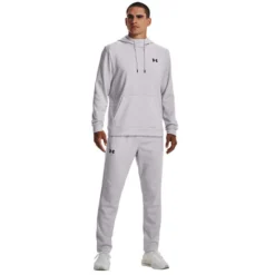 Under Armour Mens Armour Fleece Twist Hoodie -Under Armour Shop Rebel 63325901 02 grey hi res