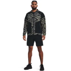 Under Armour Mens UA Unstoppable Print Jacket -Under Armour Shop Rebel 63326901 02 black hi res