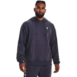 Under Armour Project Rock Mens Heavyweight Pullover Hoodie