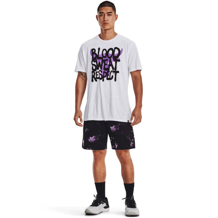 Under Armour Project Rock Mens Blood, Sweat, Respect Tee 4 Under Armour Project Rock Mens Blood, Sweat, Respect Tee - Image 4