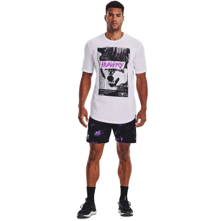 Under Armour Project Rock Mens Statement HNGY Tee 4 Under Armour Project Rock Mens Statement HNGY Tee - Image 4