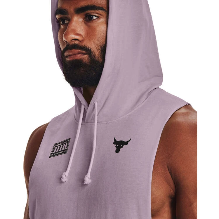 Under Armour Project Rock Mens Show Your Work Tank Purple XL 4 Under Armour Project Rock Mens Show Your Work Tank Purple XL - Image 4