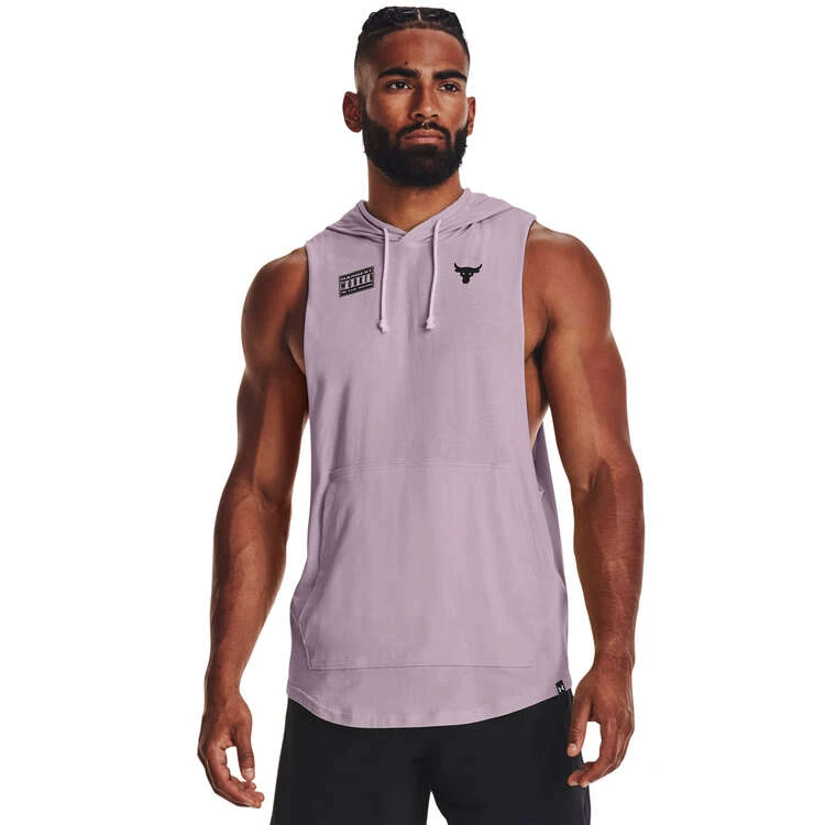 Under Armour Project Rock Mens Show Your Work Tank Purple XL 1 Under Armour Project Rock Mens Show Your Work Tank Purple XL
