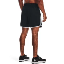 Under Armour Project Rock Mens Mesh Shorts -Under Armour Shop Rebel 63330801 01 black hi res