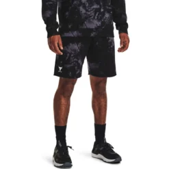 Under Armour Project Rock Rival Fleece Shorts Black M