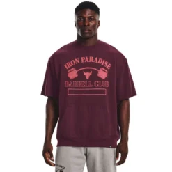 Under Armour Project Rock Mens Heavyweight Crew Sweatshirt