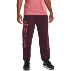 Under Armour Project Rock Mens Heavyweight Terry Track Pants