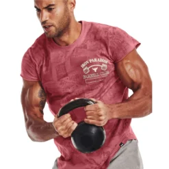 Under Armour Project Rock Mens Show Your Gym Tee -Under Armour Shop Rebel 63332101 02 red hi res