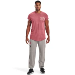 Under Armour Project Rock Mens Show Your Gym Tee -Under Armour Shop Rebel 63332101 04 red hi res