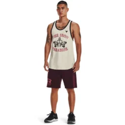 Under Armour Project Rock Mens Iron Paradise Tank -Under Armour Shop Rebel 63332501 01 white hi res
