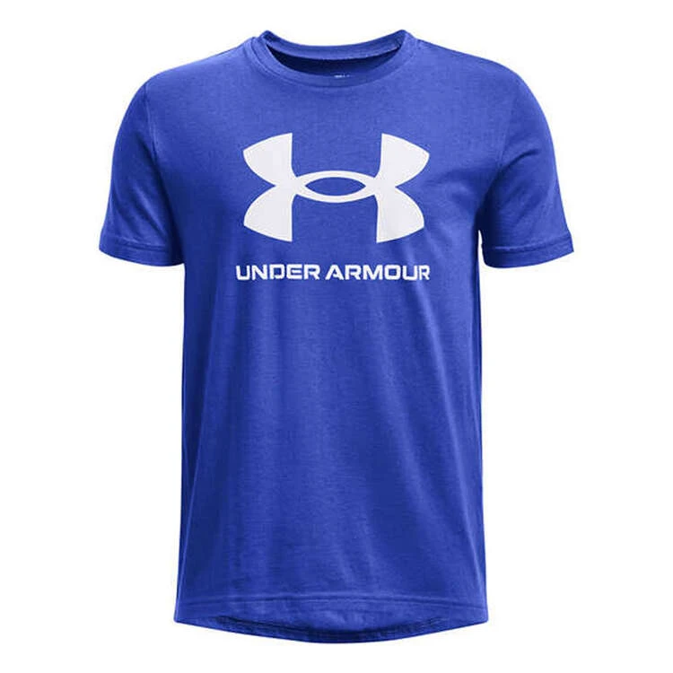 Under Armour Boys Sportstyle Logo Tee 1 Under Armour Boys Sportstyle Logo Tee