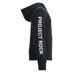 Under Armour Project Rock Boys Terry Hoodie -Under Armour Shop Rebel 63342301 01 black hi res