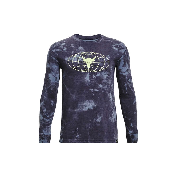 Under Armour Project Rock Boys Brahman Globe Long Sleeve Tee 1 Under Armour Project Rock Boys Brahman Globe Long Sleeve Tee