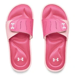 Under Armour Ignite 9 Kids Slides 8 Under Armour Ignite 9 Kids Slides -Under Armour Shop Rebel 63521101 02 pinkwhite hi res