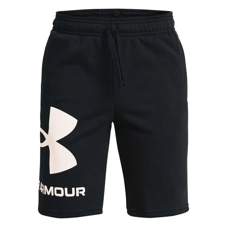 Under Armour Boys Rival Fleece Logo Shorts 1 Under Armour Boys Rival Fleece Logo Shorts