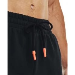 Under Armour Project Rock Mens Heavyweight Terry Shorts -Under Armour Shop Rebel 65036501 02 black hi res