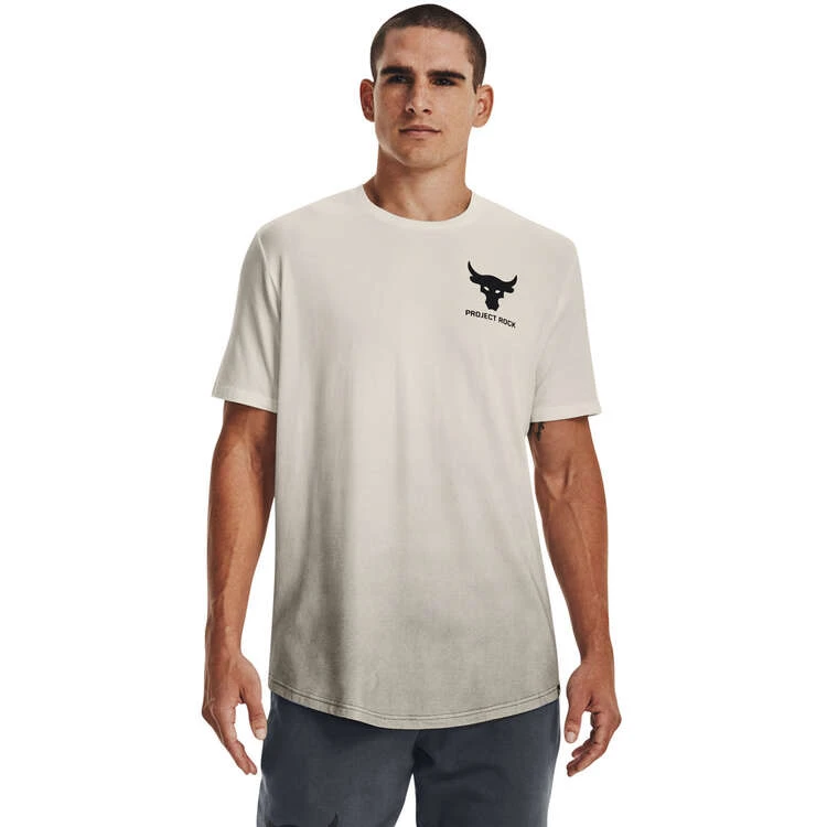 Under Armour Project Rock Mens Fade Tee 1 Under Armour Project Rock Mens Fade Tee
