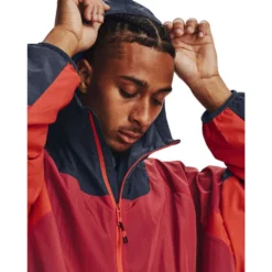 Under Armour Mens UA Rush Woven 1/2 Zip Anorak 8 Under Armour Mens UA Rush Woven 1/2 Zip Anorak -Under Armour Shop Rebel 65037501 02 grey hi res