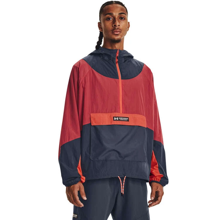 Under Armour Mens UA Rush Woven 1/2 Zip Anorak 1 Under Armour Mens UA Rush Woven 1/2 Zip Anorak