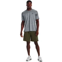Under Armour Mens UA Tech Vent Tee -Under Armour Shop Rebel 65038901 01 grey hi res