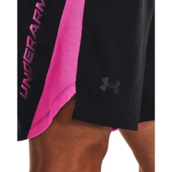 Under Armour Mens UA Launch 7-inch Graphic Shorts -Under Armour Shop Rebel 65052901 02 black hi res