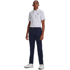 Under Armour Mens UA Playoff 3.0 Printed Golf Polo -Under Armour Shop Rebel 65053801 01 white hi res