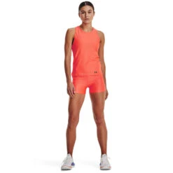 Under Armour Womens HeatGear Mid-Rise Shorty Shorts 6 Under Armour Womens HeatGear Mid-Rise Shorty Shorts -Under Armour Shop Rebel 65064501 01 orange hi res