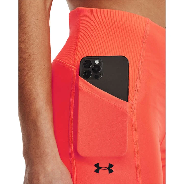 Under Armour Womens HeatGear Mid-Rise Shorty Shorts 4 Under Armour Womens HeatGear Mid-Rise Shorty Shorts - Image 4