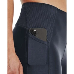 Under Armour Womens HeatGear No Slip Ankle Tights Grey M -Under Armour Shop Rebel 65065901 02 grey hi res