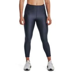 Under Armour Womens HeatGear No Slip Ankle Tights Grey M