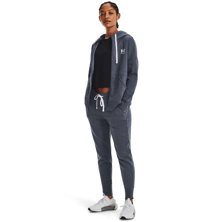 Under Armour Womens Rival Fleece Full Zip Hoodie 3 Under Armour Womens Rival Fleece Full Zip Hoodie - Image 3