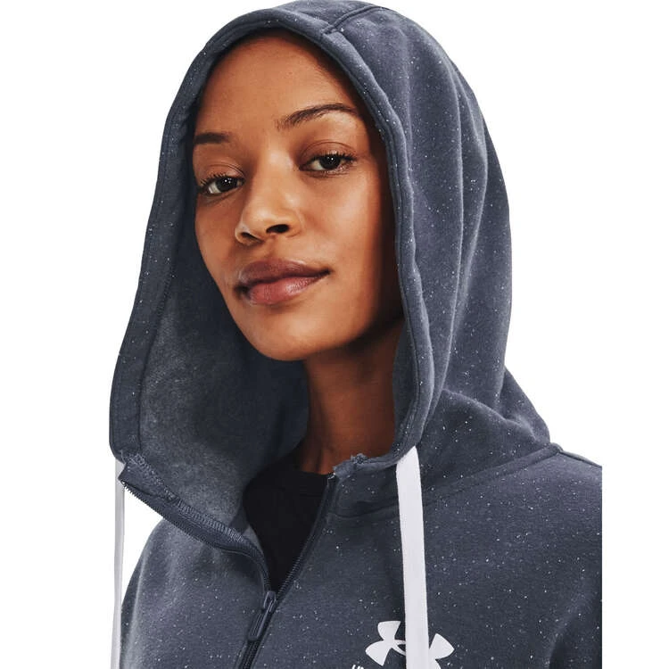 Under Armour Womens Rival Fleece Full Zip Hoodie 4 Under Armour Womens Rival Fleece Full Zip Hoodie - Image 4