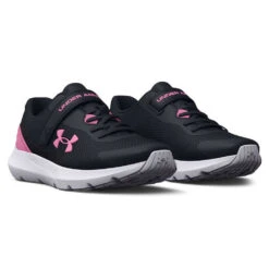 Under Armour Surge 3 AC PS Kids Running Shoes -Under Armour Shop Rebel 65395101 01 blackpink hi res